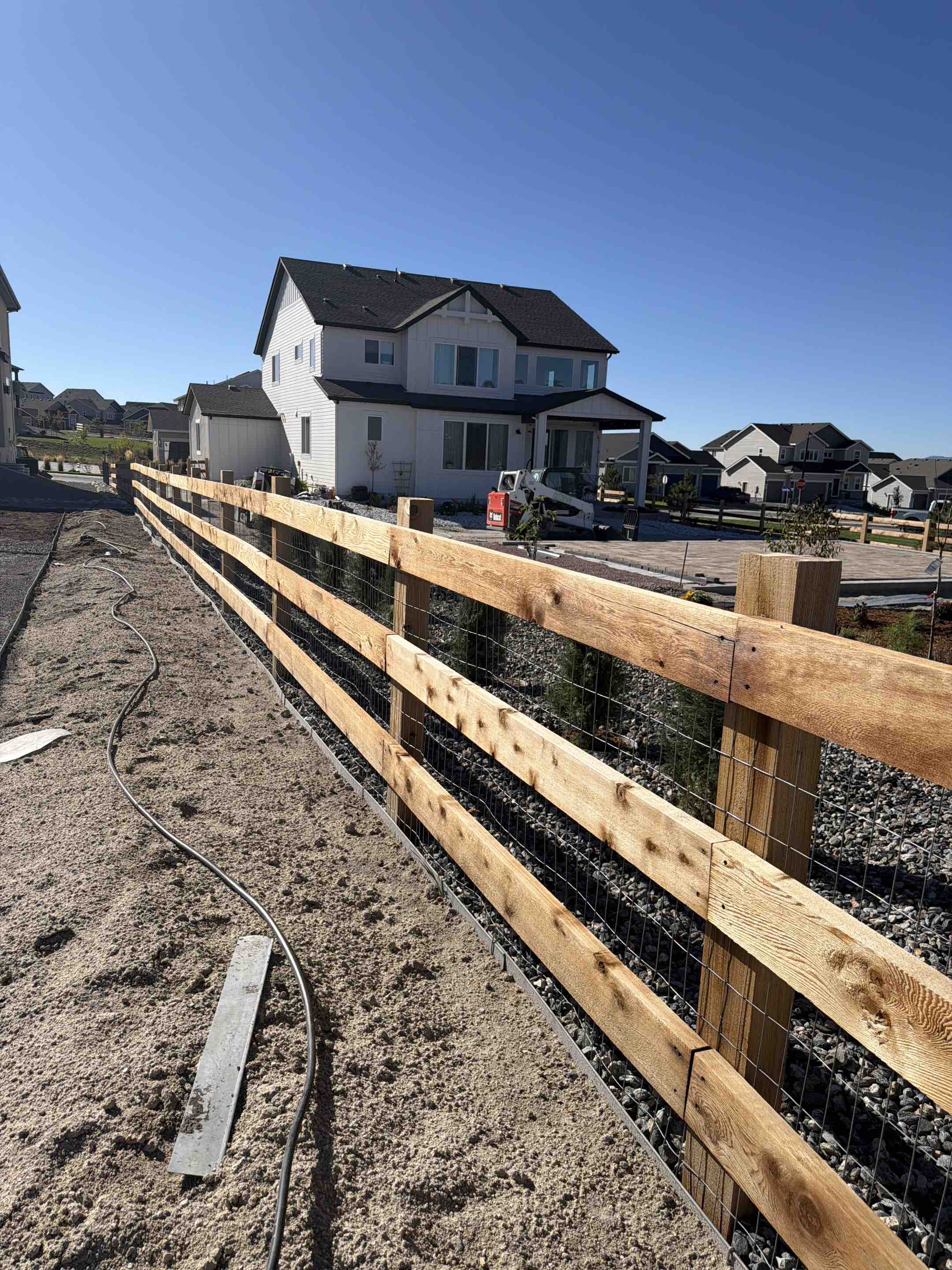 Monument, CO - Top Rail Fence is in Colorado Springs doing free estimates for Cedar Ranch Rail Fencing!