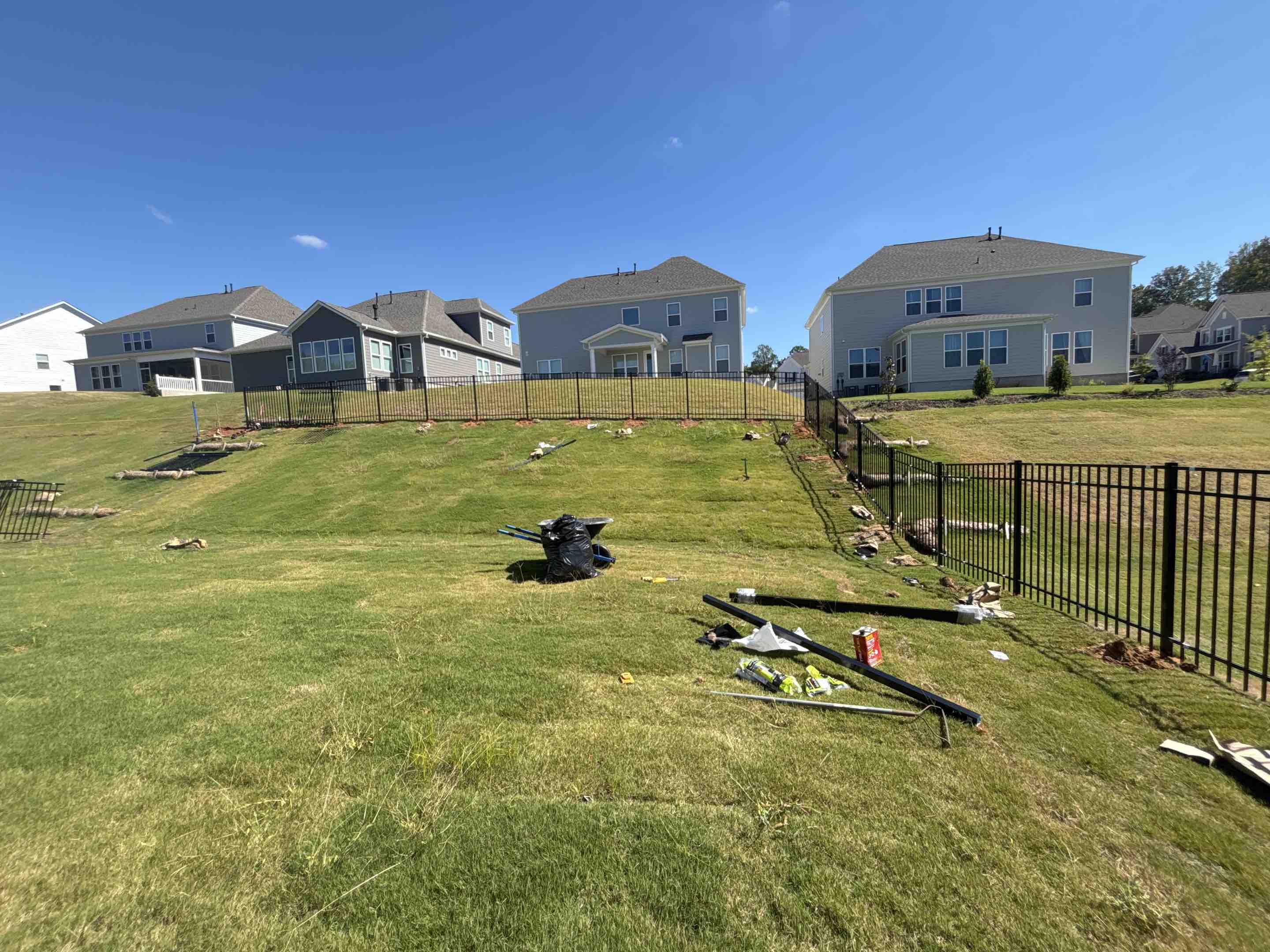 Mooresville, NC - 5 foot black aluminum