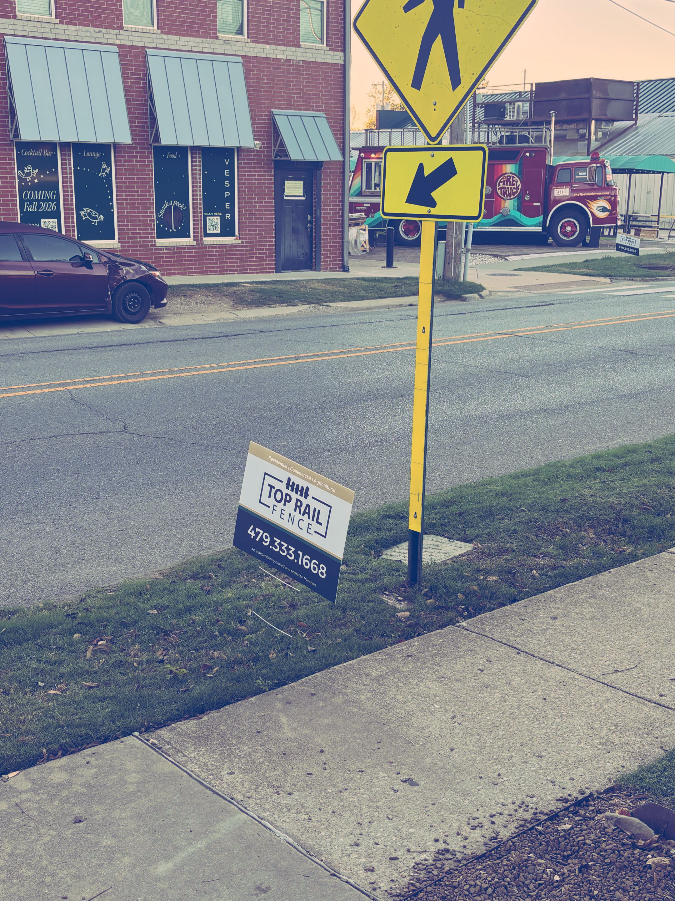 Bentonville, AR - Check out the Top Rail signs in Bentonville today!