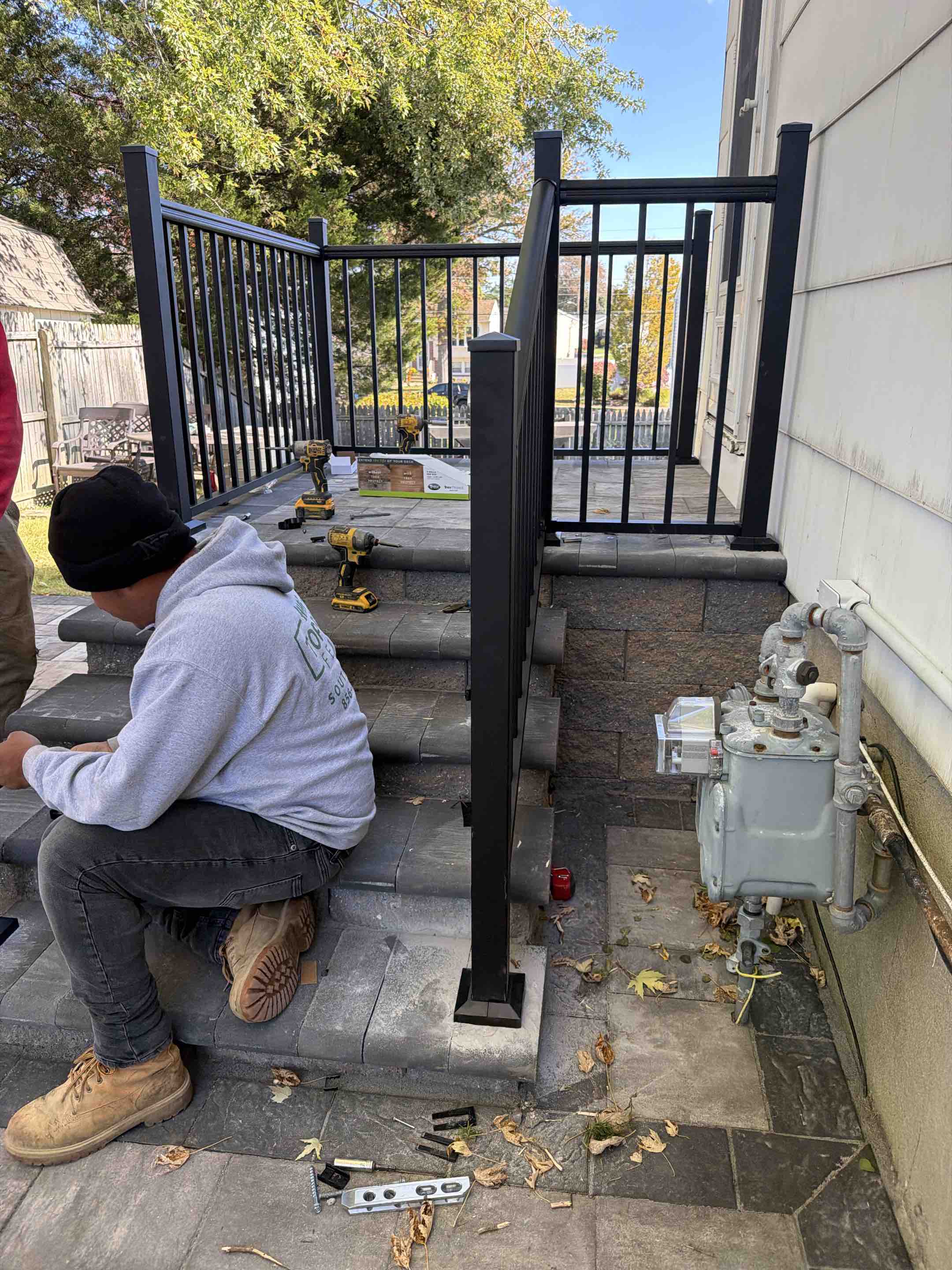 Stratford, NJ - RDI Avalon Railing installation 