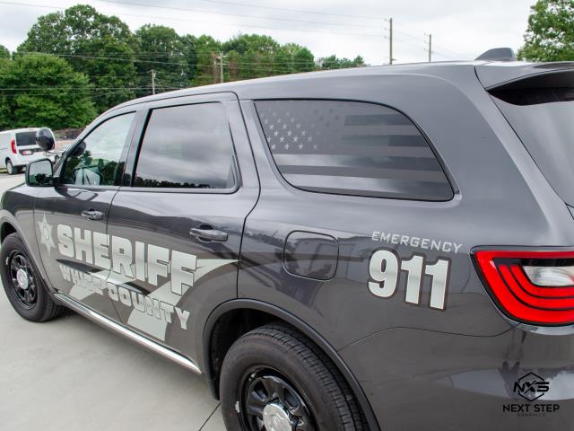 We installed graphics on a new vehicle for the White County Sheriff's Office. 
We installed graphics on a new vehicle for the White County Sheriff's Office.