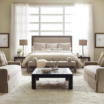 When arranging a room, never underestimate the power of a focal point in a room. Whether you find it naturally, like a fireplace mantel or prominent window, or you create it with a media unit or television, find your focal point and arrange your furniture