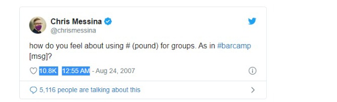 7 Tactics to use Hashtag to Grow Your Business 1 first hastag