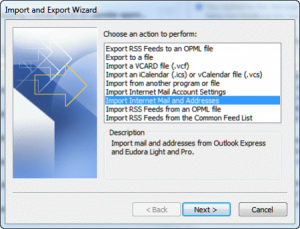 Three free methods to move MBOX data to Outlook PST format 3 import-export-tool