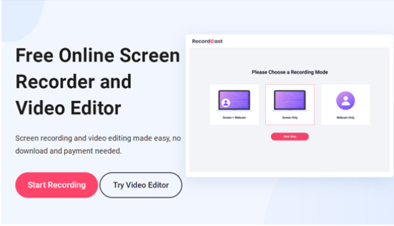 Easily Create Flipped Learning Content with RecordCast 1 Onlinke screen