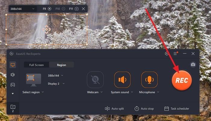Record the audio you want