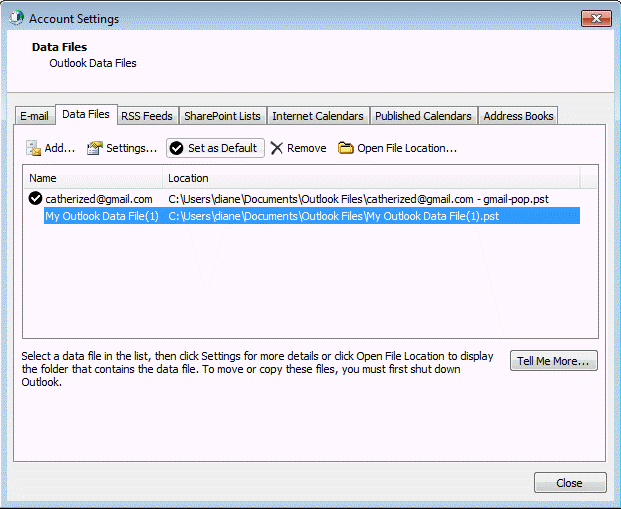 How To Recover Mailbox from Large PST File? 2 Compact a PST File