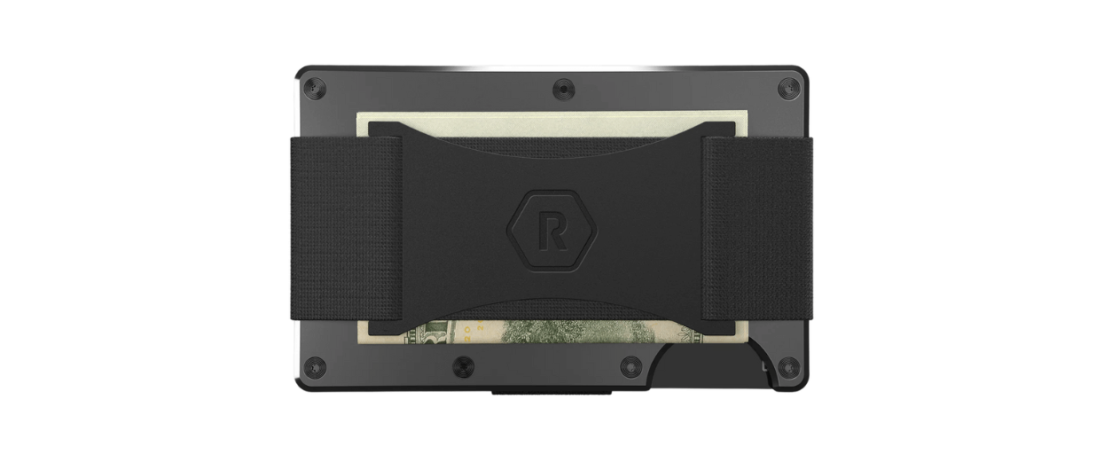 Ridge Wallet With AirTag Cash Strap