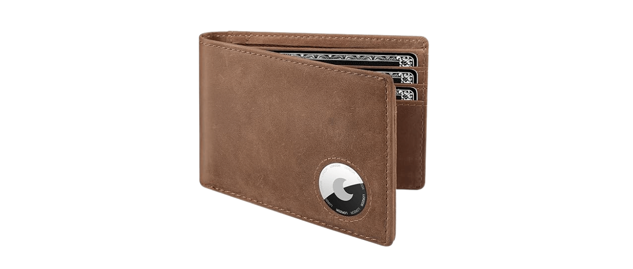 Lorzor Mens Wallet for Apple AirTag