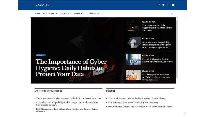 Gramhir.com Is Shut Down? Here’s Gramhir Alternatives To Try 2 A homepage of gramhir.pro