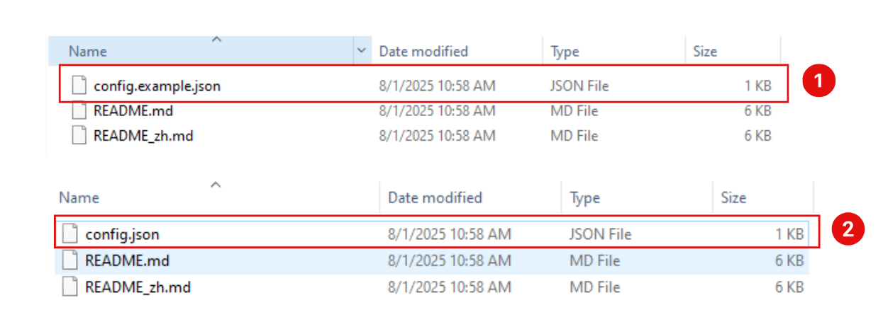 Rename the file