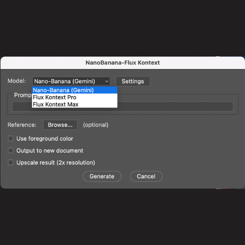 How To Use Nano Banana Inside Photoshop (Script & Plugin) 4 Use nano banana inside photoshop