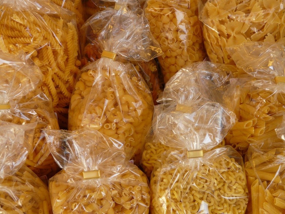 bags of pasta