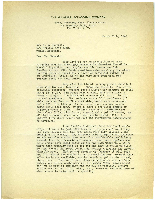 Violet E Ohlsen Letter To A E Bennett Calisphere