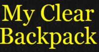 My Clear  Backpack