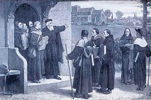 John Wycliffe and audience