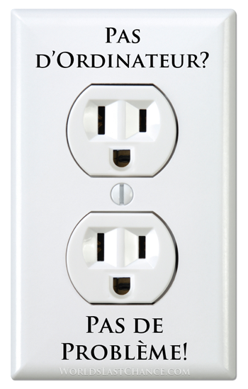 No computer? No problem! Happy Outlet
