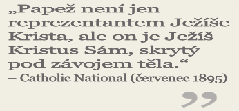 Děsivá prohlášení papežů | Přímo z úst nevěstky image