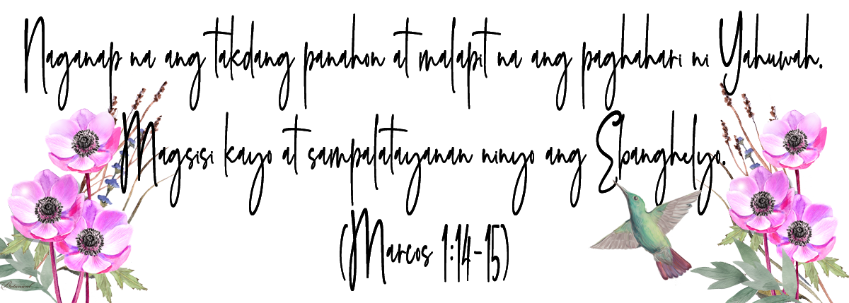 pagsisisi marcos 1:14-15
