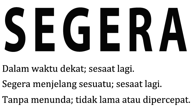 segera