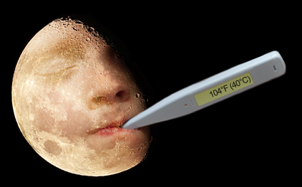 The Moon is Sick?