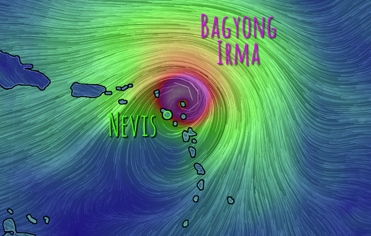 Bagyong Irma at ang Isla ng Nevis