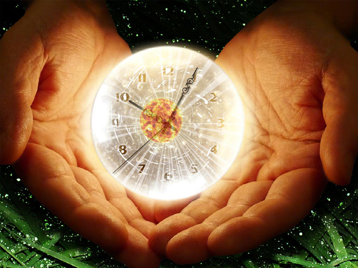 tomados de la mano la luna
