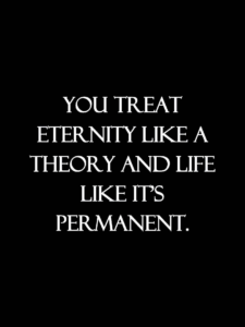 You prepare endlessly for a future that won’t last, while ignoring the one that will.