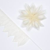 2&quot; Star Shape Pull Pouch (Ivory)