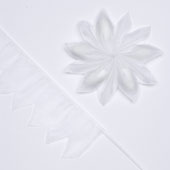 2&quot; Star Shape Pull Pouch (White)