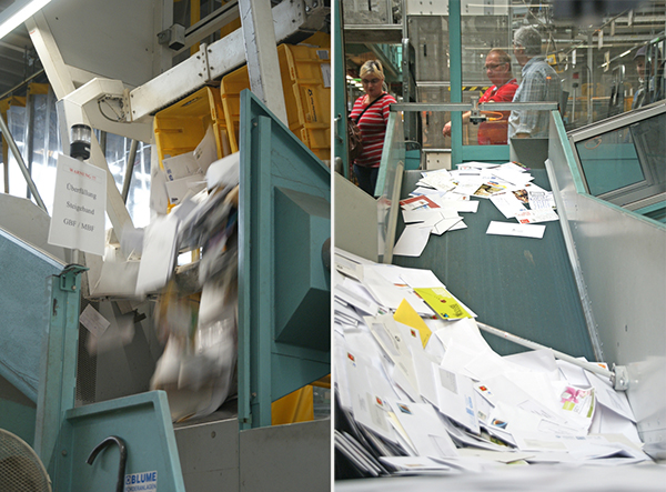Visiting a mail sorting center in Bremen Visiting a mail sorting center in Bremen
