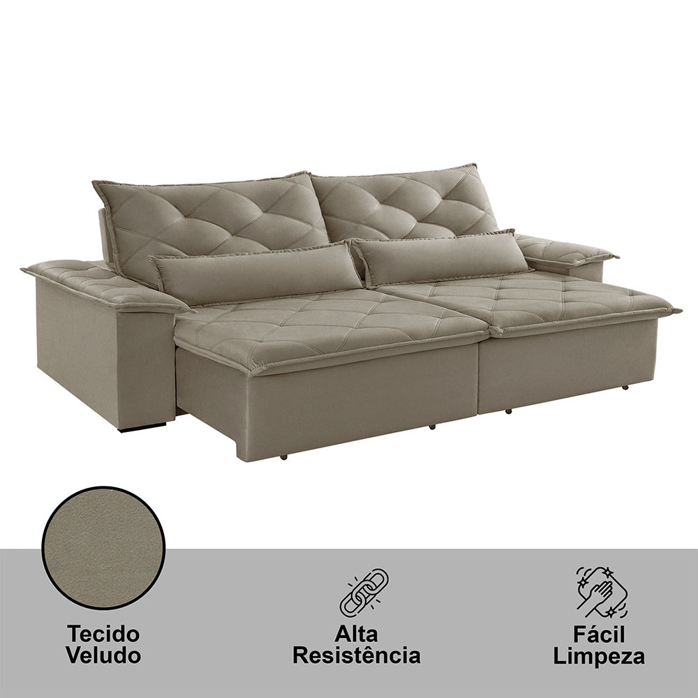 Sofá Melt 02 Módulos de 120cm Br 25cm Meu Sofá Online
