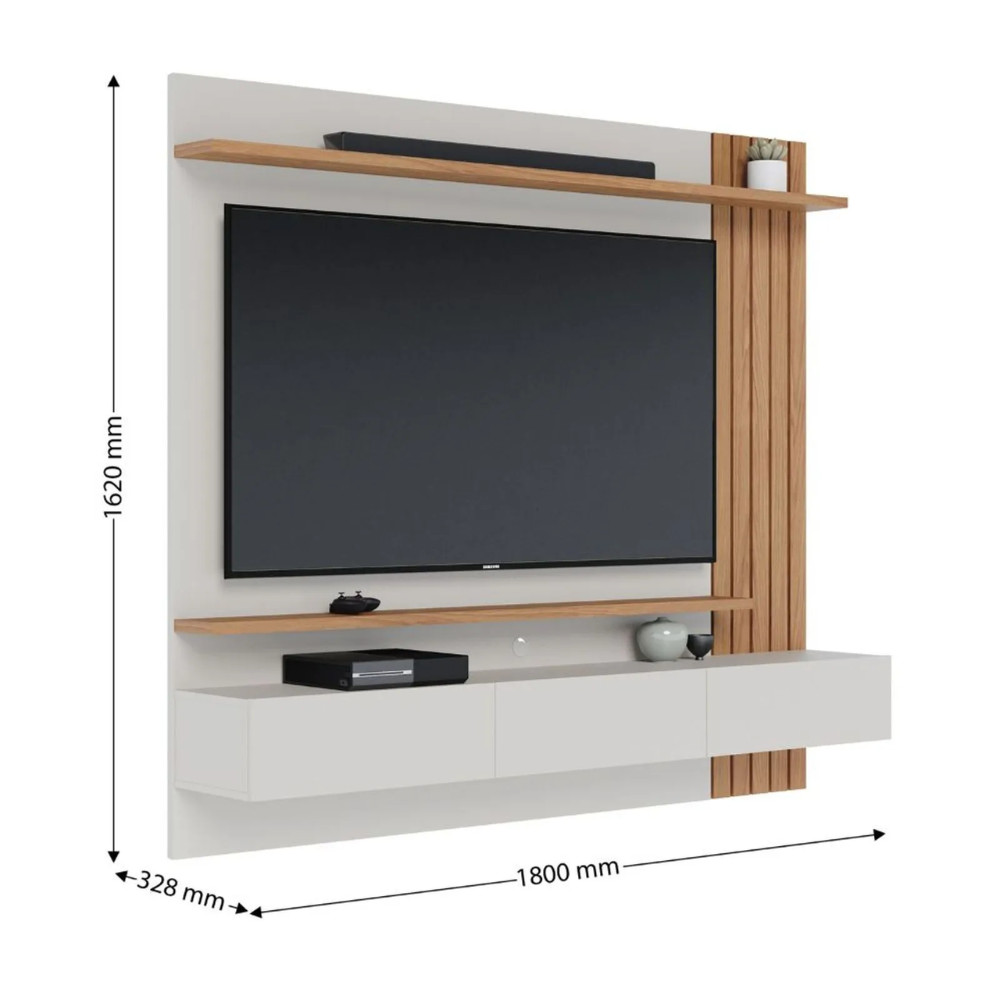 Imagem 8 de 9 de Kit Sofás Sandero 2 e 3 Lugares com Home Suspenso Juriti Colibri para TV