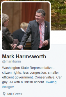 Mark Harmsworth represents the sprawling 48th Legislative District, and has been a prominent opponent of tolling.