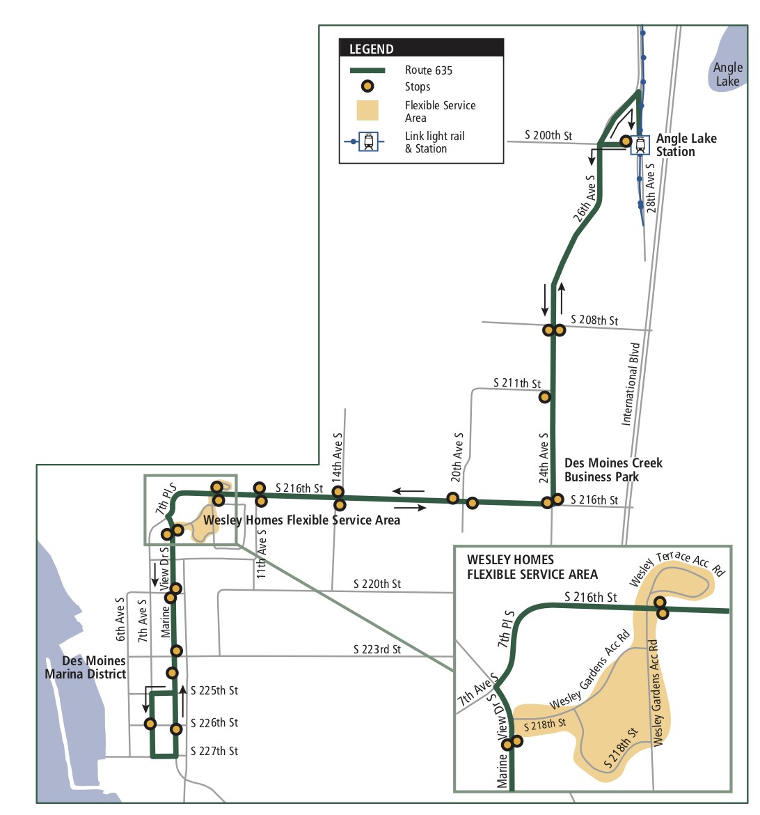 Des Moines Community Shuttle (Route 635) Starts Today Seattle Transit Blog