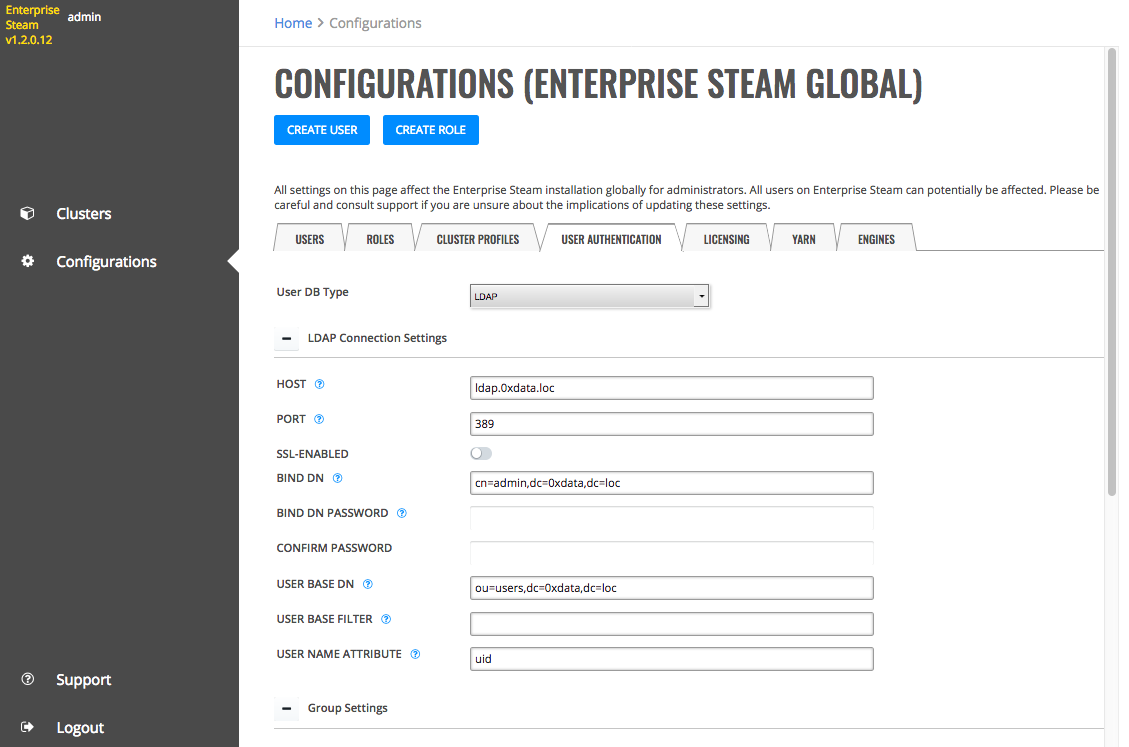 LDAP Configuration