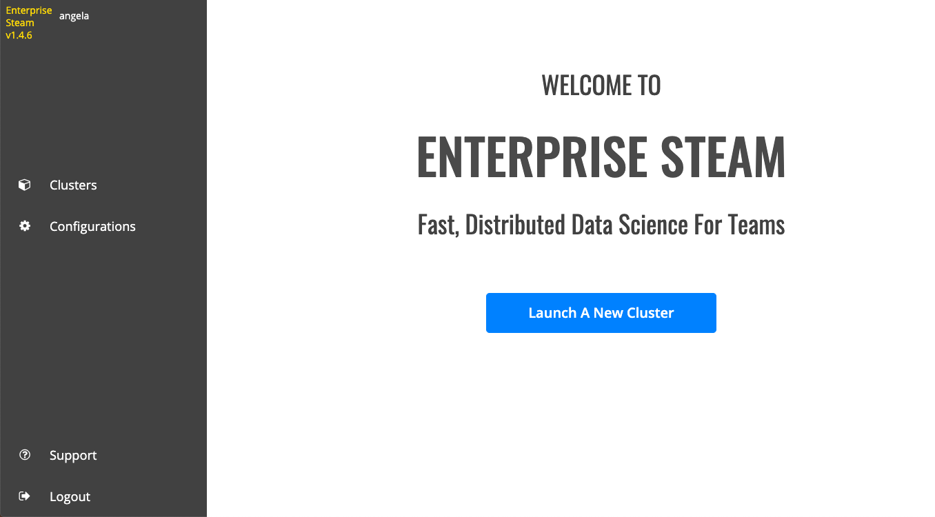 Welcome page
