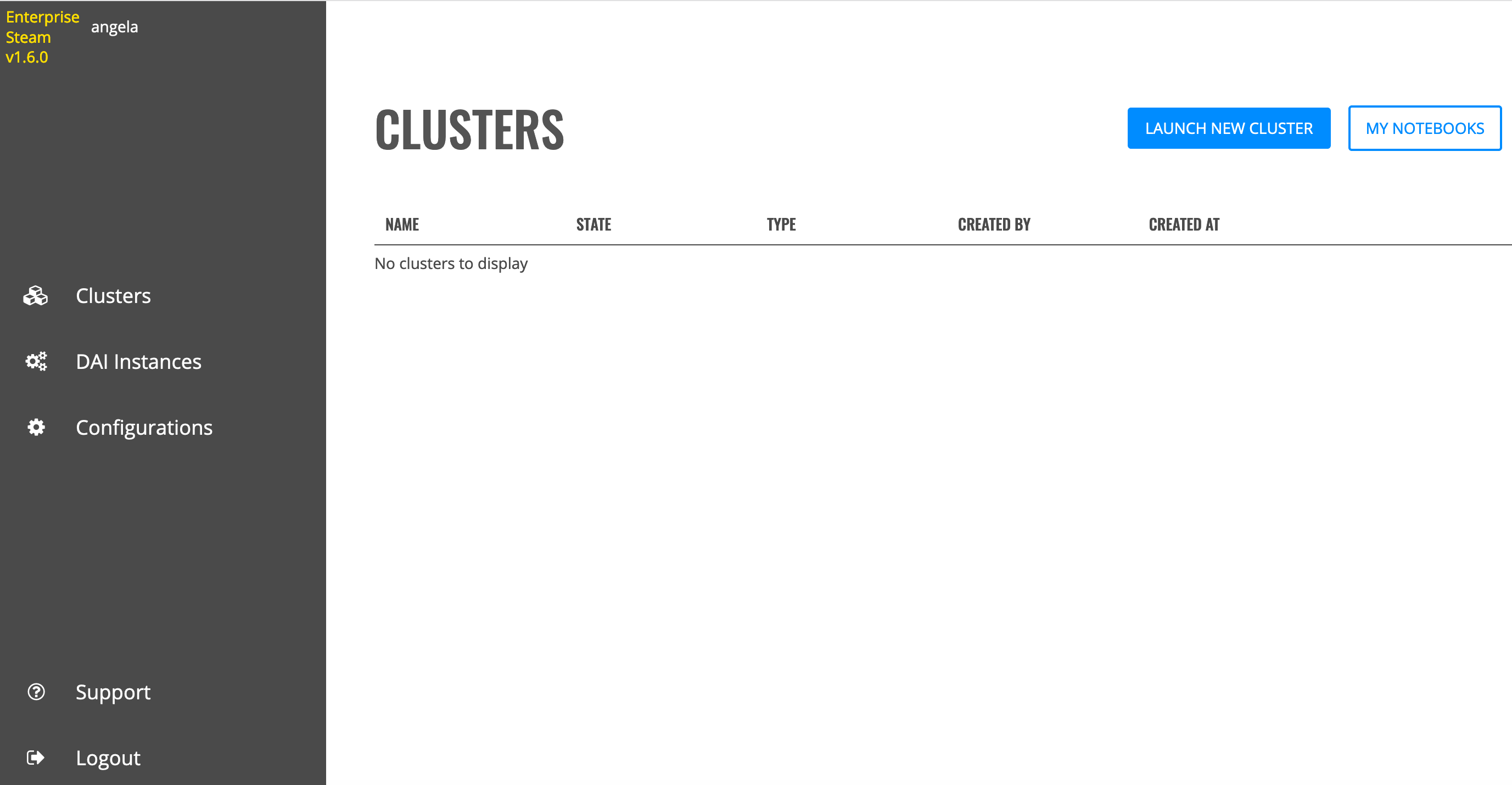 Welcome page