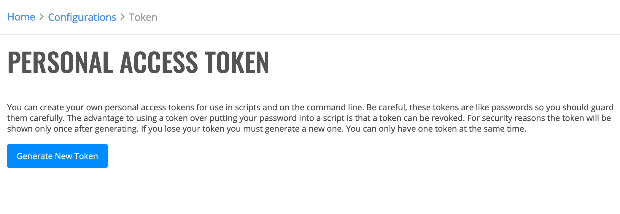 Token tab