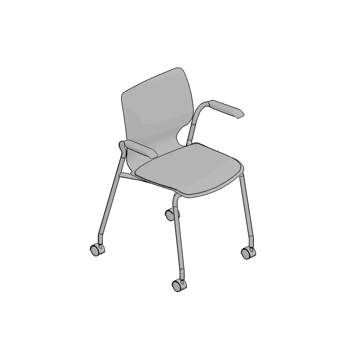 Auto CAD 3D Furniture Model Downloads Steelcase