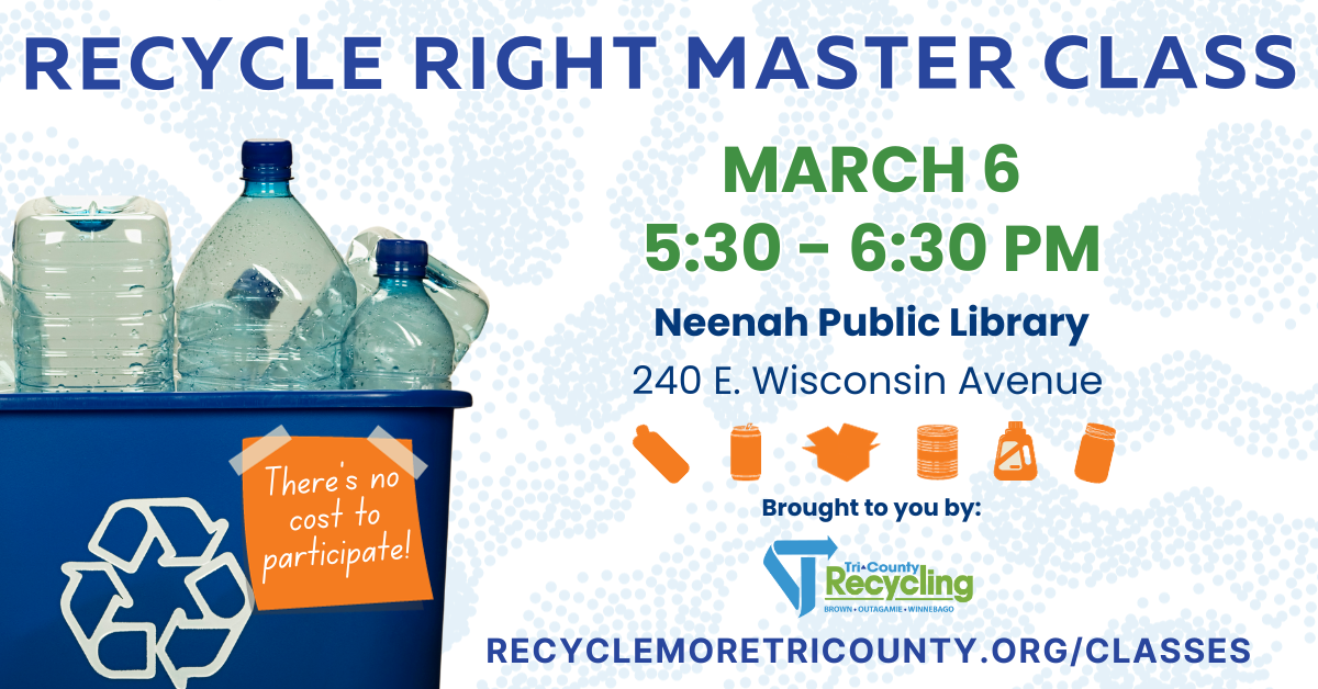 Recycle Right Master Class TriCounty Recycling
