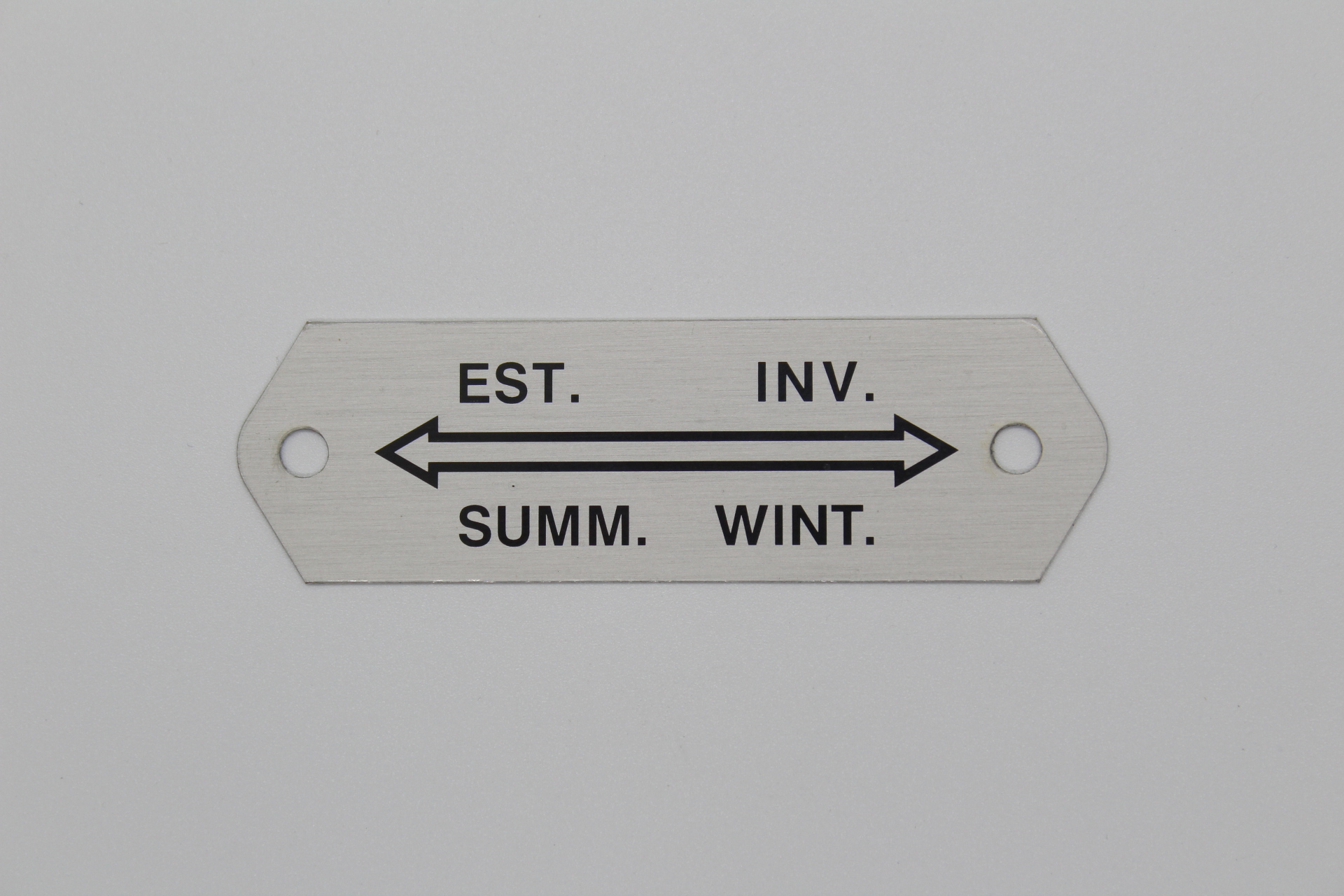 91T. Daytona Summer Winter Air Cleaner Tag