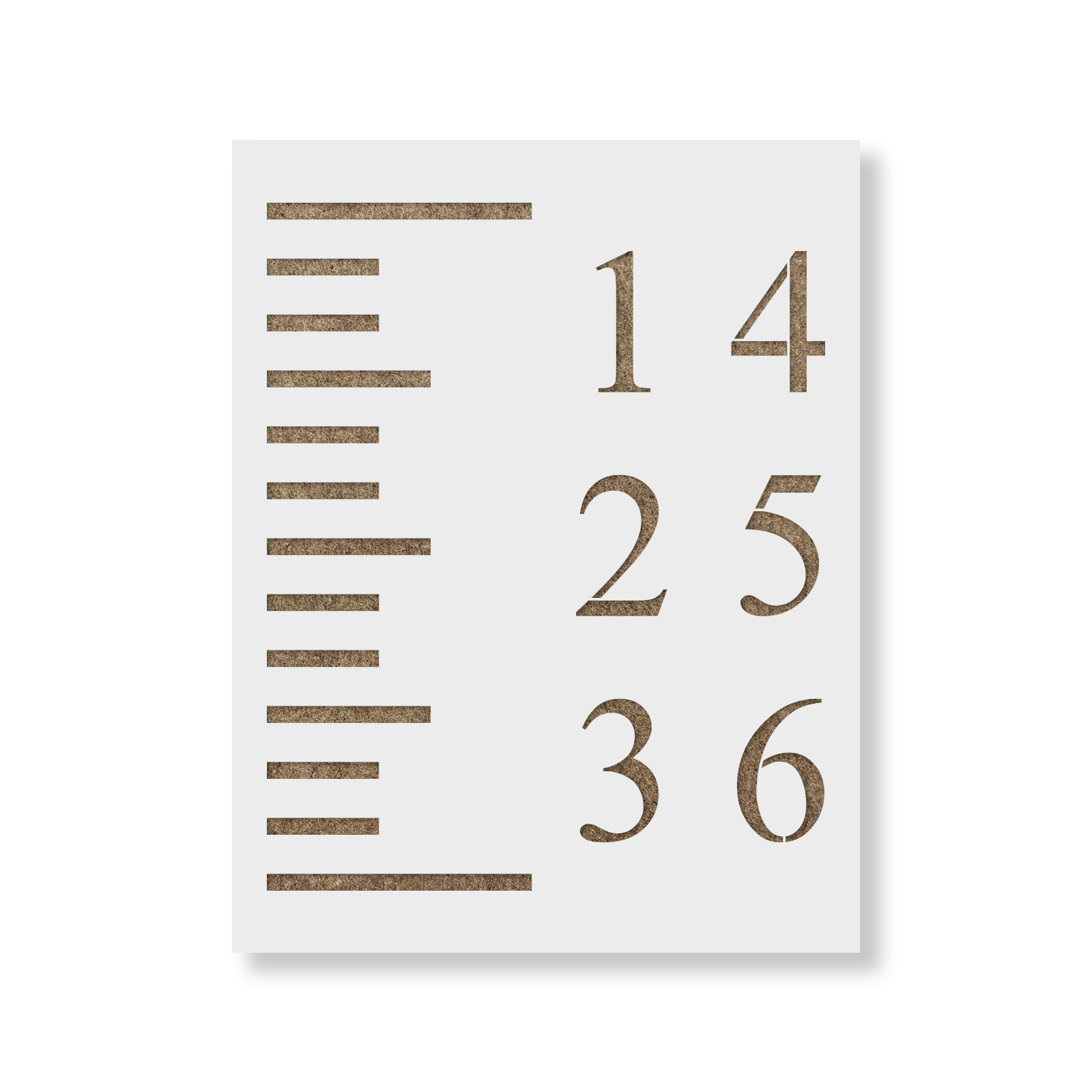 Growth Chart Stencil for DIY Ruler Projects - Perfect for Boys & Girls