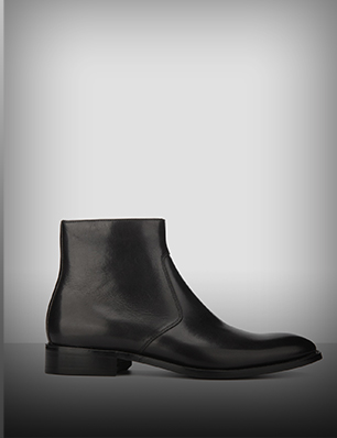 MENS PLAIN TOE ANKLE BOOT