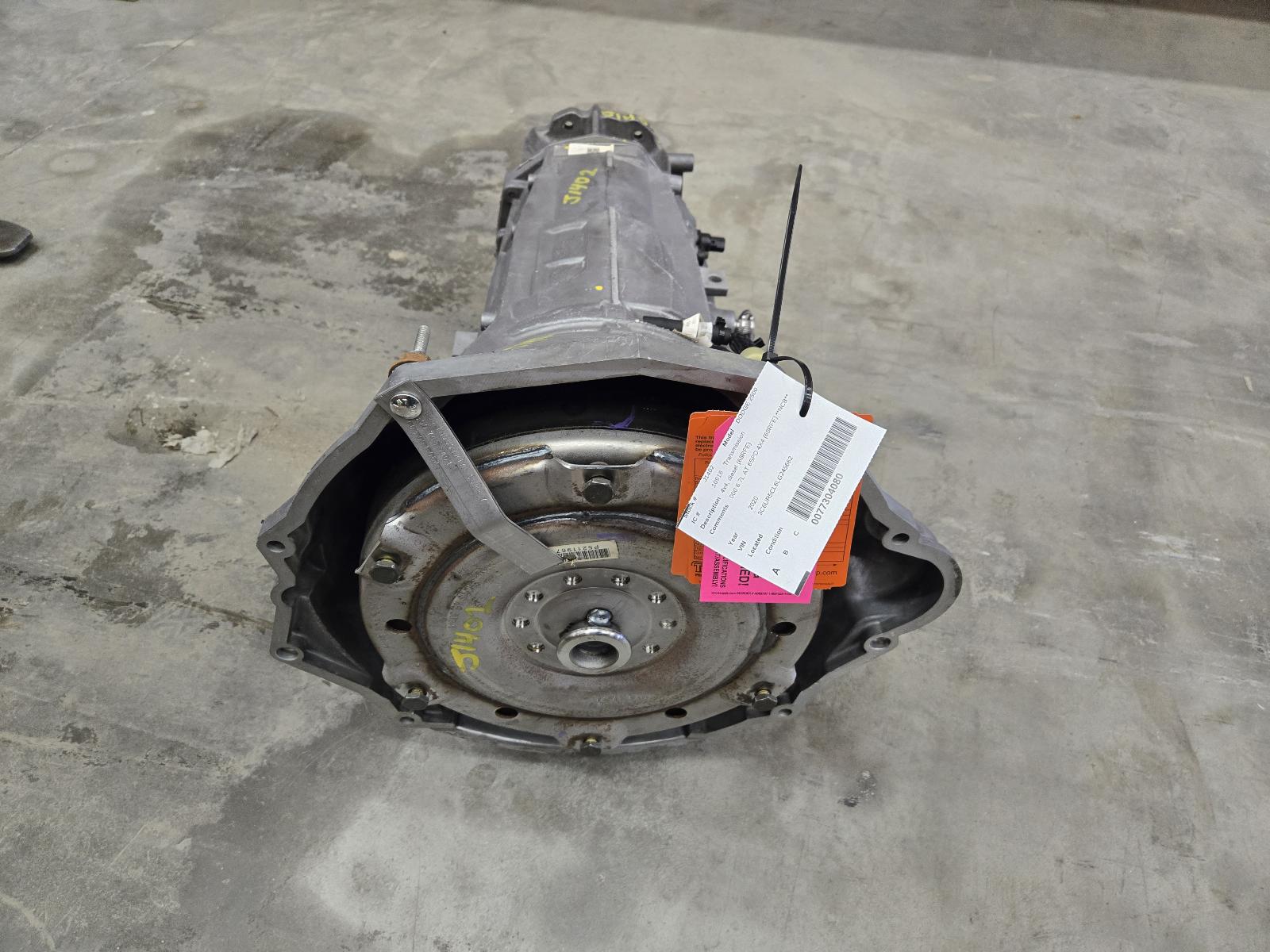 2020 Dodge 2500 Automatic Transmission 4X4, Diesel (68RFE) 6 Speed