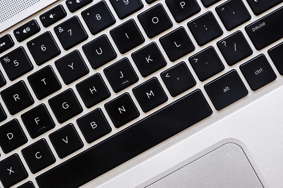 Close up of a laptop keyboard StockFreedom Premium Stock Photography