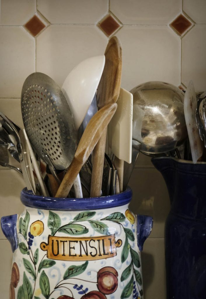 Closeup of kitchen spoons in jar StockFreedom Premium Stock