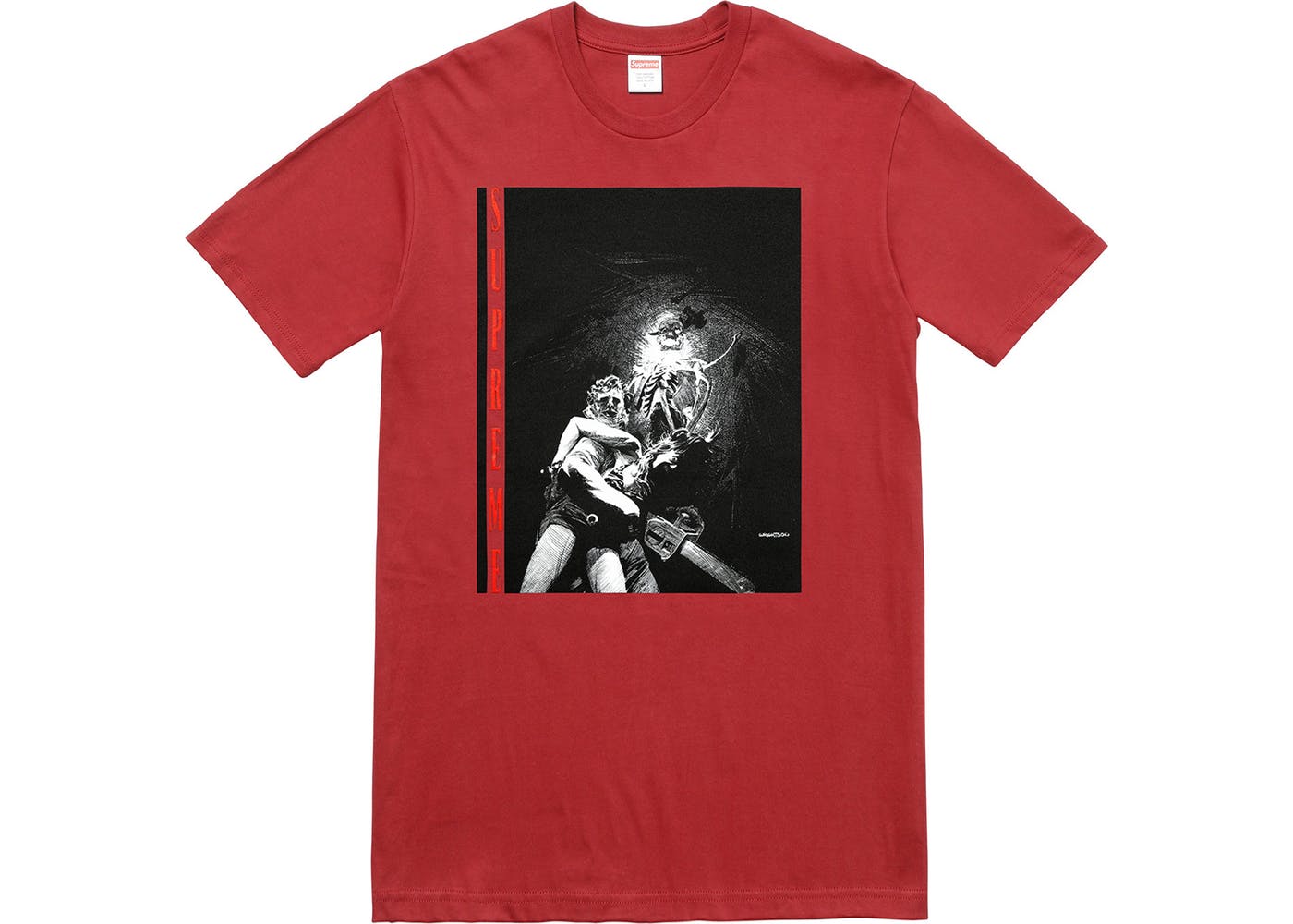 supreme chainsaw tee