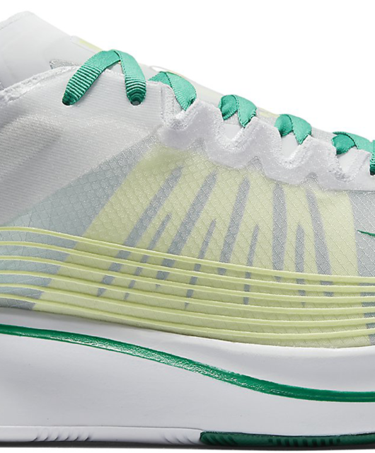 nike zoom fly white green