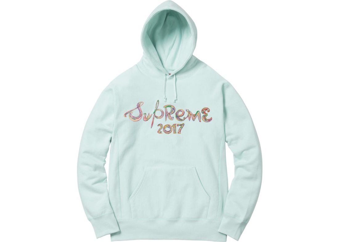 Supreme Brush Logo Hoodie Ice Blue StockX News